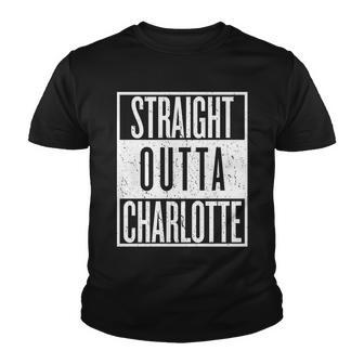 Straight Outta Charlotte Youth T-shirt - Monsterry DE
