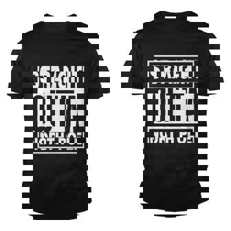 Straight Outta North Pole Graphic Design Printed Casual Daily Basic Youth T-shirt - Thegiftio