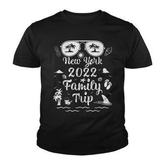 Summer Vacation Family Trip 2022 New York Beach Youth T-shirt - Thegiftio UK