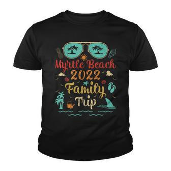 Summer Vacation Family Trip 2022 South Carolina Myrtle Beach Youth T-shirt - Thegiftio UK