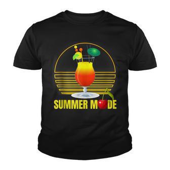 Summer Vacay Mode Cute Cocktail Beach Dreams Youth T-shirt - Thegiftio UK