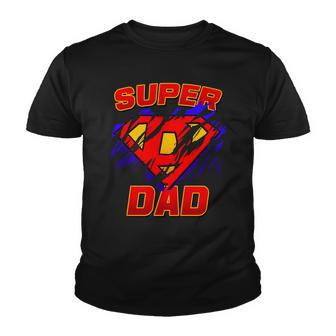 Super Dad Ripped Logo Tshirt Youth T-shirt - Monsterry UK