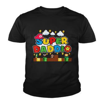 Super Daddio Funny Super Dad Daddy Father Youth T-shirt - Monsterry CA