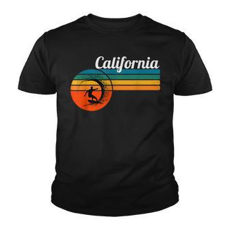 Surf California Beach Vintage Retro Surf Youth T-shirt - Thegiftio UK