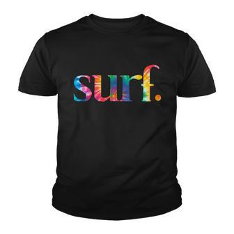 Surf Summer Surfing Rainbow Youth T-shirt - Monsterry AU