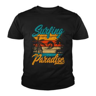 Surfing Paradise Sunset Surf Youth T-shirt - Monsterry AU
