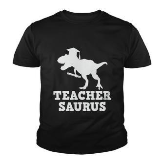 Teacher Saurus Dinosaur Trex Fun Teacher Graphic Plus Size Shirt For Teacher Youth T-shirt - Monsterry UK