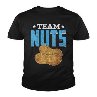 Team Boy Gender Reveal Party Team Nuts Funny Gender Reveal Youth T-shirt - Thegiftio UK