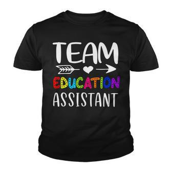 Team Education Assistant - Education Assistant Teacher Back To School Youth T-shirt | Seseable CA
