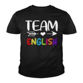 Team English - English Teacher Back To School Youth T-shirt | Seseable CA