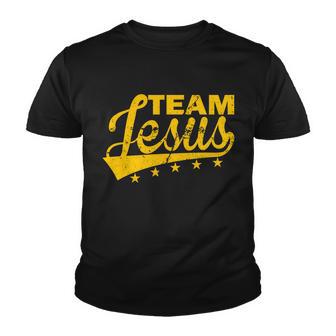 Team Jesus Vintage Christian Tshirt Youth T-shirt - Monsterry UK