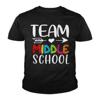Team Middle School - Middle School Teacher Back To School Youth T-shirt - Seseable