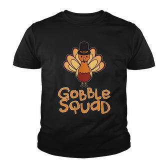 Thanksgiving Gobble Squad Youth T-shirt - Monsterry UK