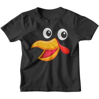 Thanksgiving Turkey Face Matching Family Costume Gifts Kids Youth T-shirt - Thegiftio UK