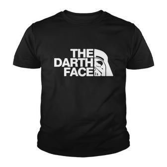 The Darth Face Youth T-shirt - Monsterry