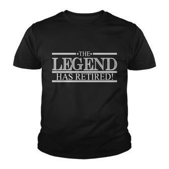 The Legend Has Retired Funny Retirement Youth T-shirt - Monsterry UK