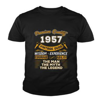 The Man Myth Legend 1957 65Th Birthday Gift For 65 Years Old Gift Youth T-shirt - Monsterry AU