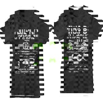 Things I Do In My Spare Time Video Game Funny Gamer Gaming Youth T-shirt - Thegiftio UK