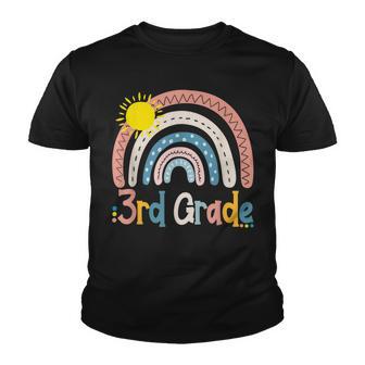 Third Grade Cute Rainbow 3Rd Grade First Day Of School Youth T-shirt - Thegiftio UK
