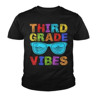 Third Grade Vibes First Day Of 3Rd Grade Kids Back To School Youth T-shirt - Seseable