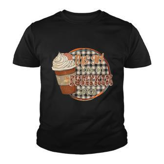 This Girl Runs On Pumpkin Spice Thanksgiving Quote Youth T-shirt - Monsterry AU