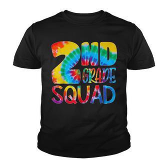Tie Dye 2Nd Grade Squad Teacher Student First Day Of School Youth T-shirt - Thegiftio UK