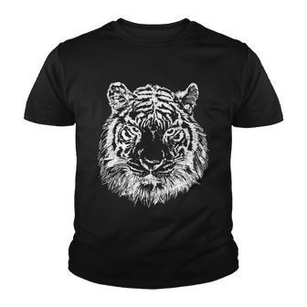 Tiger Cool Design Youth T-shirt - Monsterry