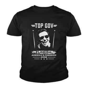 Top Gov Ron Desantis Youth T-shirt - Monsterry DE