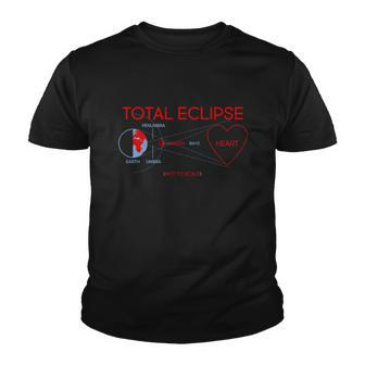 Total Eclipse Of The Heart Design Youth T-shirt - Monsterry DE