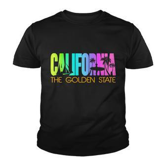 Tropical California The Golden State Tshirt Youth T-shirt - Monsterry UK