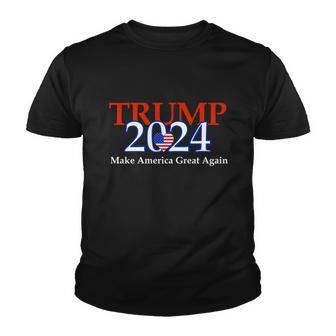 Trump 2024 Heart Youth T-shirt - Thegiftio UK