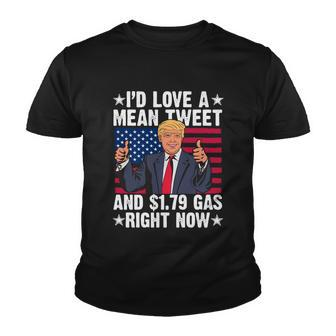 Trump 2024 Mean Tweets 179 Gas Youth T-shirt - Monsterry DE