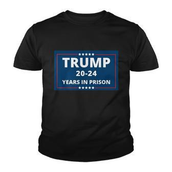 Trump 2024 Years In Prison Democrats Liberals Vote Blue Youth T-shirt - Monsterry
