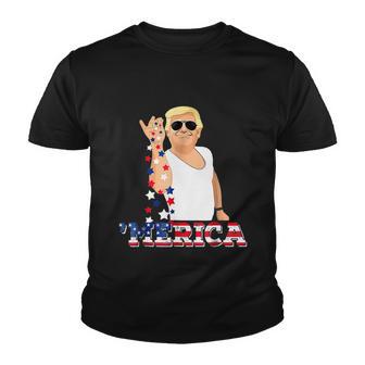 Trump Bae Funny 4Th Of July Trump Salt Freedom Youth T-shirt - Monsterry