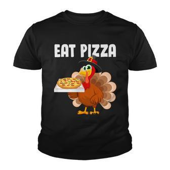 Turkey Eat Pizza Funny Tshirt Youth T-shirt - Monsterry