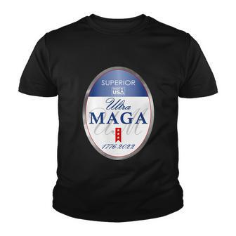 Ultra Maga Superior 1776 2022 Parody Trump 2024 Anti Biden Youth T-shirt - Monsterry