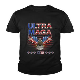 Ultra Mega Eagle 2022 Ultra Maga Tee American Flag Eagle Tshirt Youth T-shirt - Monsterry DE