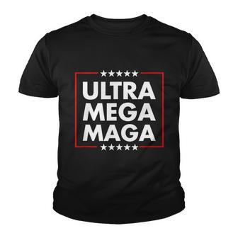 Ultra Mega Maga Trump Liberal Supporter Republican Family Youth T-shirt - Monsterry UK