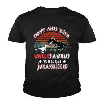 Uncle Dinosaur Trex V2 Youth T-shirt - Monsterry