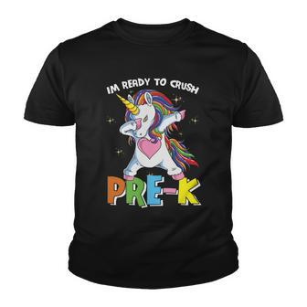Unicorn Im Ready To Crush Prek Back To School Youth T-shirt - Monsterry CA