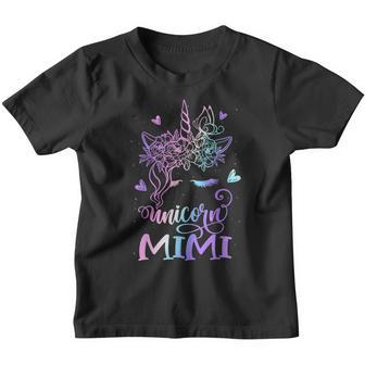 Unicorn Mimi Family Matching Mommy Birthday Squad Mom Youth T-shirt - Thegiftio UK