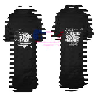 United States Of America 4Th Of July American Flag Youth T-shirt - Monsterry