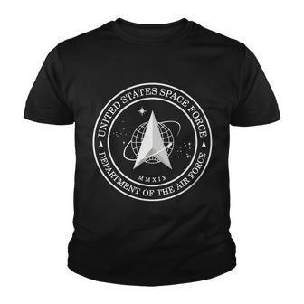 United States Space Force Outline Logo Tshirt Youth T-shirt - Monsterry AU