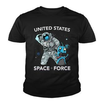 United States Space Force Ussf Alien Fight Tshirt Youth T-shirt - Monsterry
