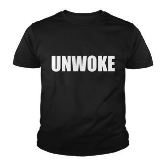 Unwoke Anti Woke Counter Culture Fake Woke Classic Youth T-shirt - Monsterry DE