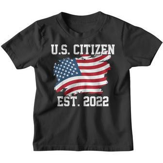 Us Citizen Est 2022 Citizenship New Usa Citizen Youth T-shirt - Thegiftio UK