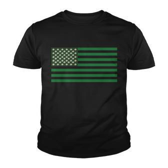 Usa Flag Marijuana Cannabis Weed Styled Youth T-shirt - Monsterry DE