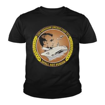 Uss Abraham Lincoln Cvn Youth T-shirt - Monsterry AU