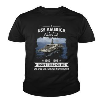 Uss America Cv 66 Cva 66 Front Youth T-shirt - Monsterry DE