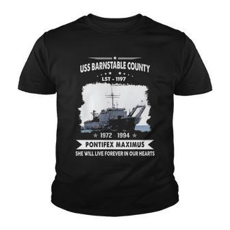 Uss Barnstable County Lst V2 Youth T-shirt - Monsterry